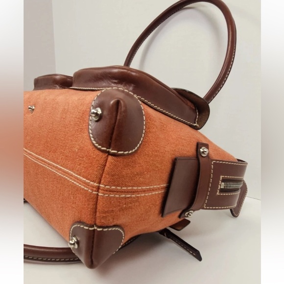 Dooney & Bourke Brown and Tan Shoulder Bag - Picture 7 of 16